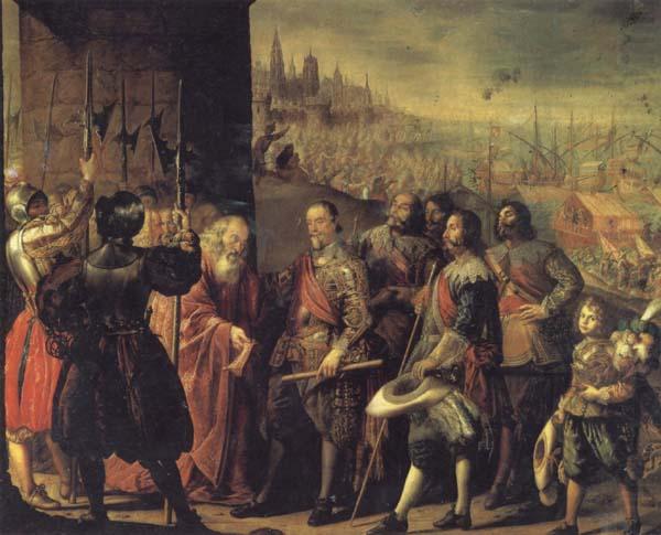 PEREDA, Antonio de The Relief of Genoa china oil painting image